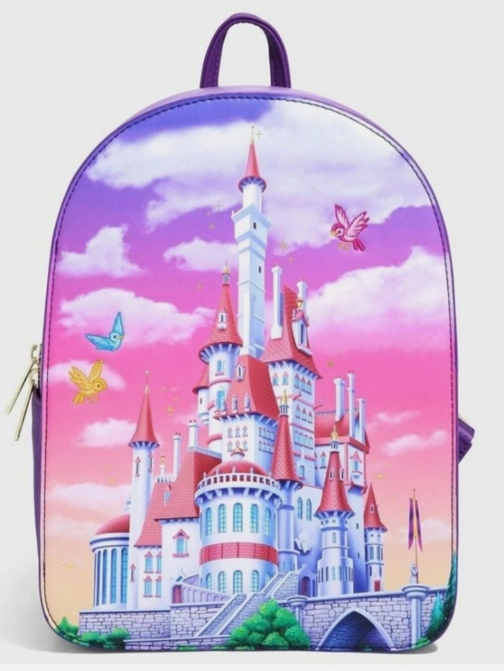Disney Loungefly Beauty & Beast Castle Backpack